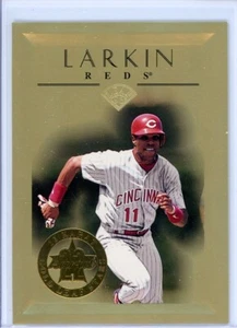 1996 Leaf 22 Karat Blattgold #13 Barry Larkin /2500 - Bild 1 von 2