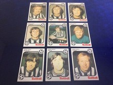 9 Newcastle Monty Gum Football Now Trading Cards 1975/76