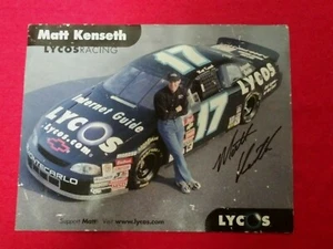 NASCAR Matt Kenseth Autographed Picture 8.5" x 10&7/8" LYCOS RACING — No COA - Picture 1 of 6