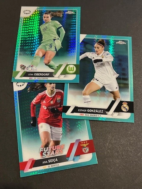 2023 Topps Chrome UEFA Aqua Womens Champions League A0261 - Image 1 of 1