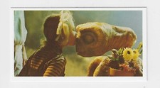 Nabisco ET The Extra Terrestrial Card 11 of 12 Gertie Kisses E.T. G+ Condition