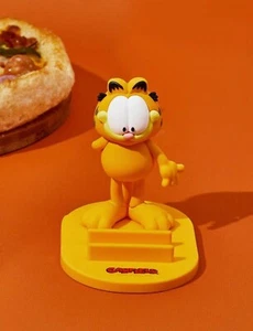 New GARFIELD Cell PHONE Holder DESK Stand IPad FIGURE Business Card Tray Statue - Picture 1 of 6