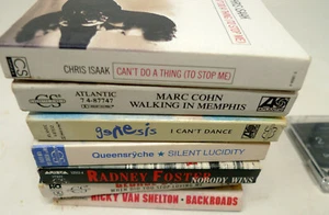 Lot 9 Vtg Cassette Tapes Original Insert Tested Country Genesis George Strait - Picture 1 of 3