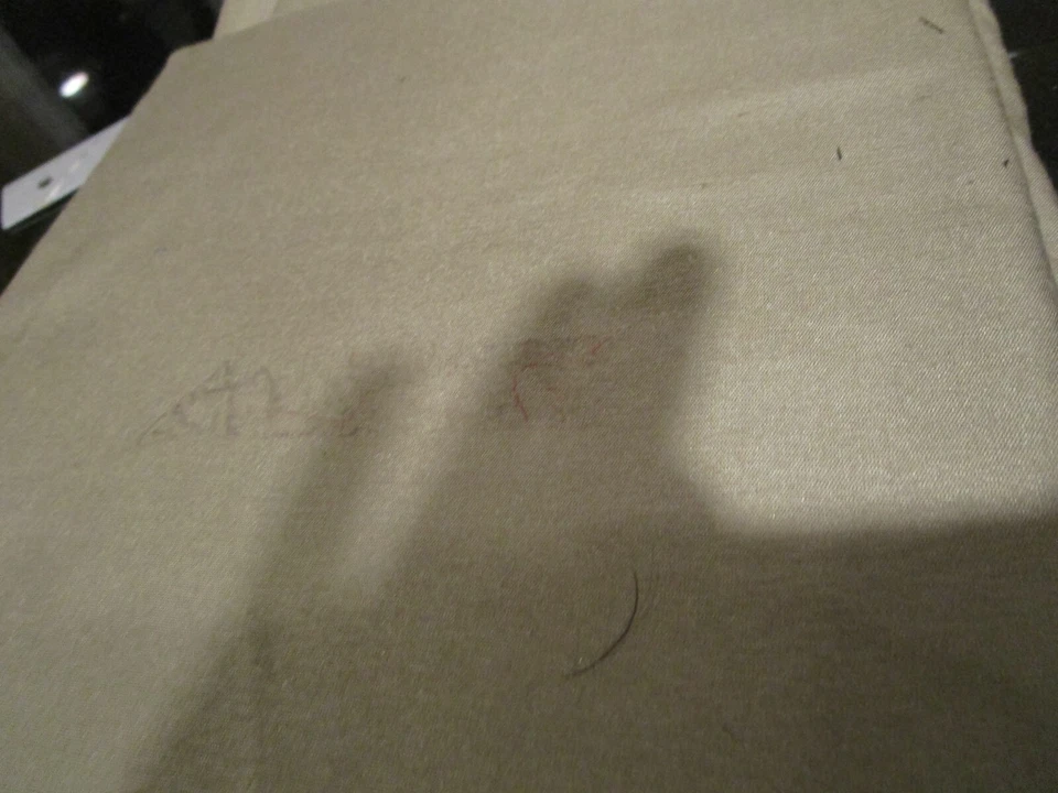 1 West Elm Silk color taupe  curtain Drape panel 48 X 108 New issue tape mark  - Image 1 of 1