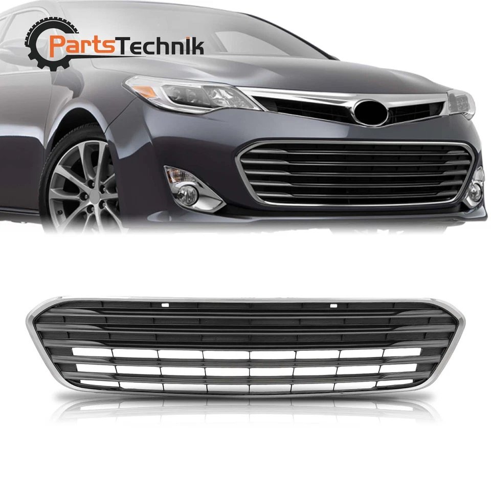 For 2013 2014 2015 Toyota Avalon Front Bumper Lower Chrome Mesh Grille Grill Foto 1 de 4