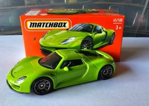 MATCHBOX 2024 - PORSCHE 918 SPYDER [GREEN] POWER GRABS NEAR MINT COMBINED POST  - Picture 1 of 6