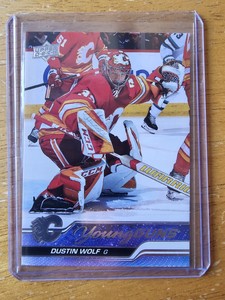 2023-24 Upper Deck Series 1 - Young Guns None #210 Dustin Wolf (RC)