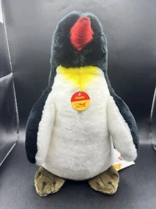 STEIFF PLUSH "Charly" PENGUIN STUFFED / 13" INCH / GERMANY With Original Tags! - Picture 1 of 8
