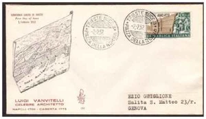 TRIESTE FDC VENETIA CLUB 1952 - VANVITELLI NON VIAGGIATA - Picture 1 of 1