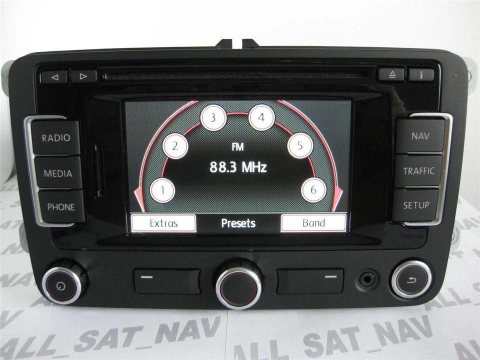 VW Rns 315 RNS315 DAB Bluetooth Navigation Système GPS V8 Carte Rechange 310 510 - Photo 1/1