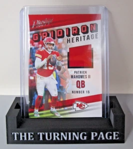 Patrick Mahomes II 2019 Panini Prestige Gridiron Heritage #GH-PM Relic Swatch - Picture 1 of 3