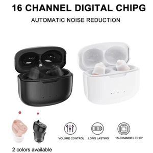 Invisible In-Ear Mini Aids Sound Voice Ear Hearing Digital Amplifier Enhancer - Picture 1 of 19