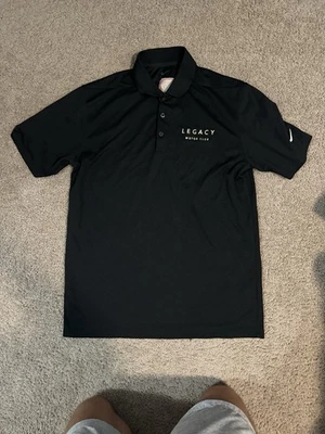 Nike NASCAR Racing Legacy Motor Club Team Issued Men’s Medium Golf Polo Shirt - Image 1 of 4