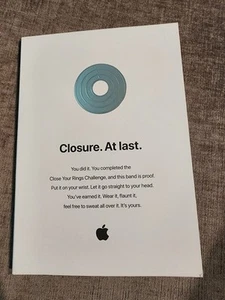 Original Apple watch Woven Nylon Band Close your Rings 2018 Employee Edition NEW - Picture 1 of 3