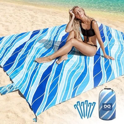 Comfort Beach Picnic Blanket Waterproof Sandproof - Beach Mat for up to 6 People - Image 1 of 4