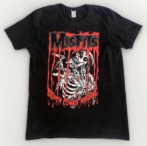 Camiseta De Colección Años 90 Misfits Death Comes Ripping Earth A.D./Die Die My Darling - Imagen 1 de 9