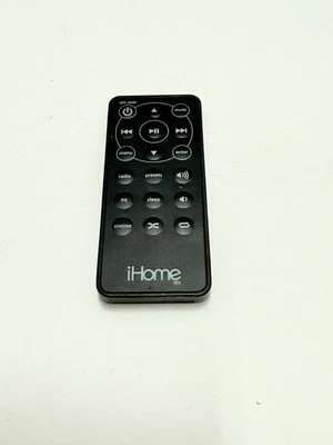 Control remoto iHome iR9 - Negro para iPhone base/reloj radio modelo iH9 y iP9 Foto 1 de 4