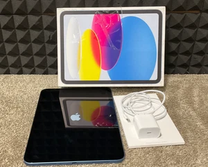 Apple iPad 10 256GB 10.9 Blue MPQ93LL/A ✅❤️️✅❤️️ NEW! OPEN BOX! ✅❤️️✅❤️️ - Picture 1 of 4
