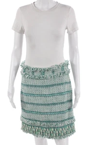 Tory Burch Damen gerader Bleistiftrock grün kurz Größe 6 - Bild 1 von 8