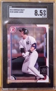 Bowman Aaron Judge 2015 novato calificado como nuevo 8,5 Yankees de Nueva York Invierte ahora - Imagen 1 de 4