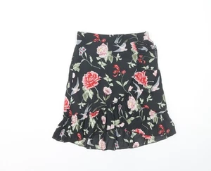 H&M Women's Floral A-Line Knee Length Skirt, Size 8 - Picture 1 of 12