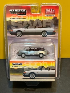 1/64 TARMAC WORKS CHASE CAR SAAB 900 TURBO CONVERTABLE RAW FROM WHITE CAR - Picture 1 of 2