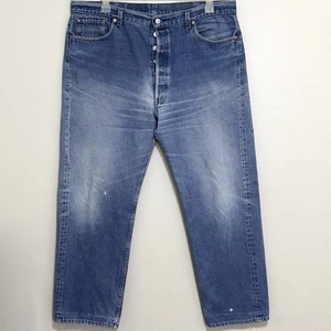 Vtg 1982 Levi's 501 XX Men's 40x30 Button Fly Straight Faded Denim Jeans USA 80s - Picture 1 of 24