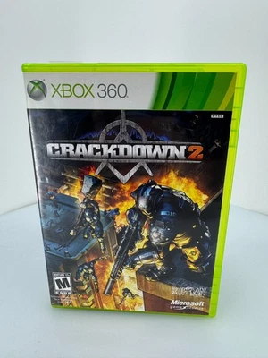 Crackdown 2 Microsoft Xbox 360 Cib Tested and Working w/Map - Image 1 of 4