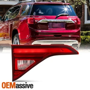 For 2017-2019 GMC Acadia LED Running Chrome Red TailLight Inner Left Driver Side - Picture 1 of 7