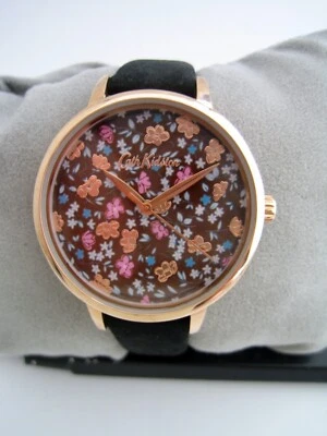 RELÓGIO CATH KIDSTON EIDERDOWN FEMININO CKL058BRG AÇO INOXIDÁVEL COURO GENUÍNO - Imagem 1 de 4