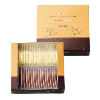 ROYCE' chocolate puro famoso recuerdo 40 piezas × 2 caja Envío gratuito de Japón Hokkaido Foto 1 de 4