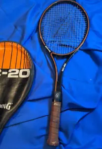 Spalding GC-20 Tennis Racquet & Cover, VG condition, 4-3/8 grip - Picture 1 of 6