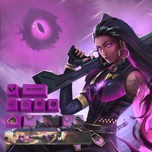 Valorant Reyna Keycaps | OEM Profile | Gaming | Anime | Custom - Picture 1 of 6