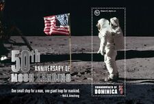 Dominica 2020 - Moon Landing Astronaut - Souvenir Stamp Sheet - Scott 2811 - MNH