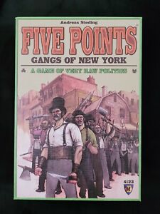 Five Points Gangs of New York A Game of Very Raw Politics Mayfair Board Game MIB