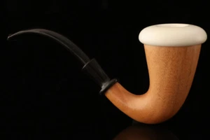 Calabash Meerschaum Pipe L - Mahogany Wood comes with custom pocket case 15376 - Picture 1 of 10