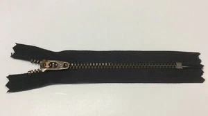 YKK®No.45Metal Close-ended 9/10/12/13/14/15/16cm Zip for Pocket Purse Bag Craft  - Picture 1 of 38