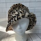 Vintage Leopard Animal Print Women’s Faux Fur Hat Fashion Bow