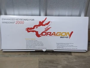VINTAGE SOYO DRAGON PS/2 KEYBOARD for WINDOWS 2000 With Box 21 Hot Keys  - Picture 1 of 8