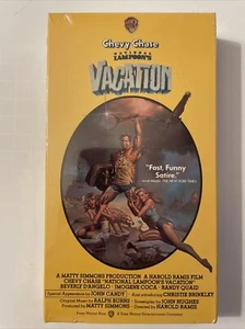 National Lampoons Vacation VHS werkseitig versiegelt Wasserzeichen CHEVY CHASE Marke versiegelt - Bild 1 von 4