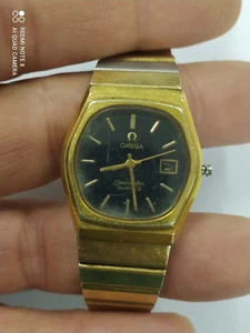 OMEGA Seamaster Lady Ref 596 0025 Cal 1360 gold Tone band Ref 5984/312 FOR PARTS - Picture 1 of 11