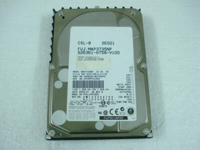 FUJITSU MAP3735NP 72.8GB 10K 68-pin SCSI hard drive 3.5 in HDD - Image 1 of 2