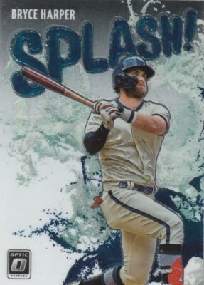 BRYCE HARPER. 2022 DONRUSS SPLASH HOLO PRIZM PARALLEL - Image 1 of 2