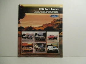 1987 Ford Ranger Bronco Bronco II Van 4x4 Trucks Dealer Brochure Garage Diesel - Picture 1 of 3