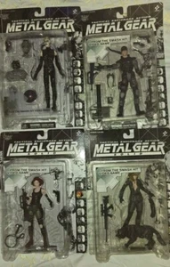Figura de acción de espionaje táctico sólido Metal Gear NUEVO juego de 4 - Imagen 1 de 5