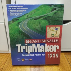 Rand McNally TripMaker 1998 Edition CD-ROM PC Software SEALED NEW IN BOX! - Picture 1 of 3