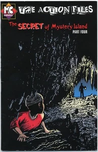 THE ACTION FILES THE SECRET OF MYSTERY ISLAND PART FOUR MC COMICS COND: VG PB - Picture 1 of 3