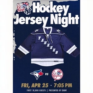 DKNY NEW YORK YANKEES HOCKEY JERSEY STADIUM GIVEAWAY 4/25/2025-LIMITED EDITION - Picture 1 of 1