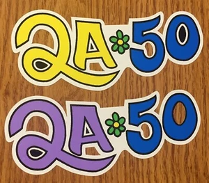 QA50 FRONT FENDER EMBLEM SET OF 2 REPLACES OEM # 87507-114-670 (D7183/D7184) - Foto 1 di 1