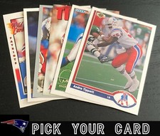 ** YOU PICK ONE ** ANDRE TIPPETT 1991-1994 football card single PATRIOTS / IOWA